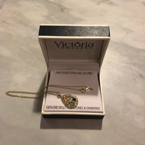 Victoria Townsend 18k oversterling silver necklace